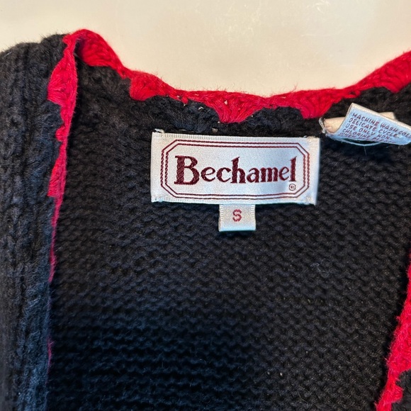 Bechamel Button V-neckline Knit Cardigan Sweater Vest - Picture 5 of 6